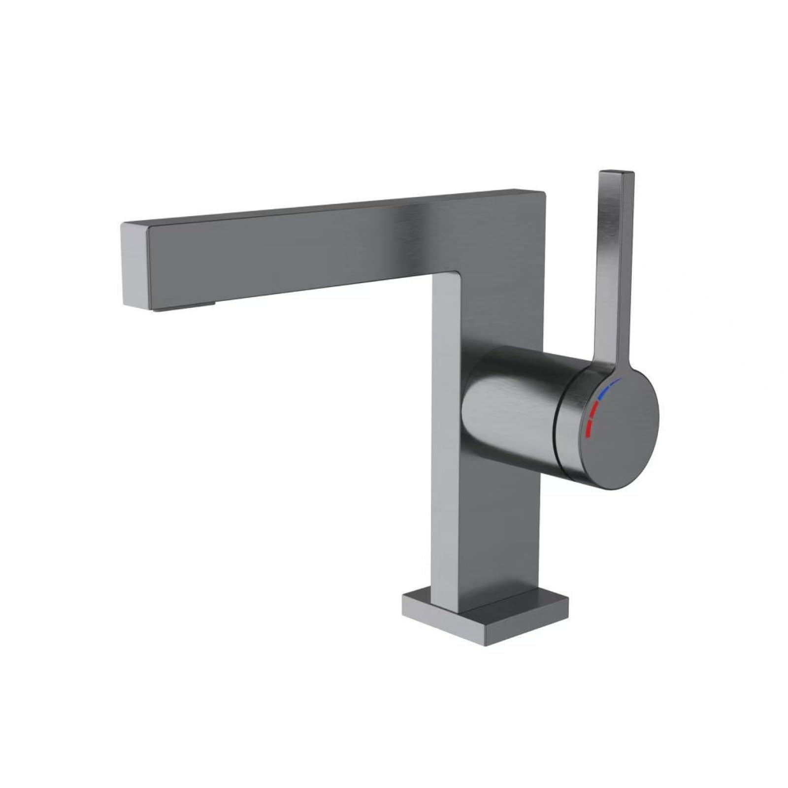 Fanjubei Bullet Ash Copper Hot And Cold Washbasin Faucet, Gunpowder Ash