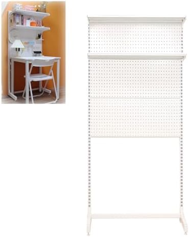 Adjustable Metal Pegboard Organizer for Garage & Office Tools - Versatile Shelving Panels for Kitchen & Craft Storage - Desk Organizer Solution