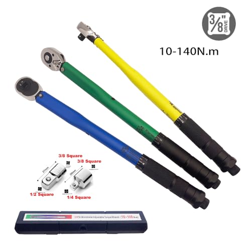 10-140Nm XNGAhCu 3/8C` o[VuNCbN[XgN` vdl ] I[goC ԍH DIYH(Yellow 10-140N.m)