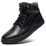 Picture of Arkbird Casual Sneaker Shoes, Lace-up Leather Chukka Boots for Men Black 9