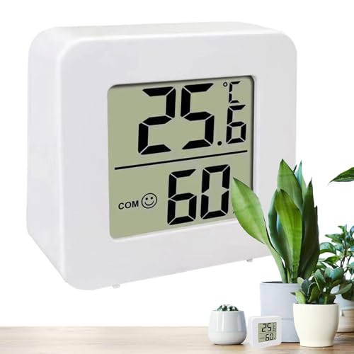 Medidor Digital De Temperatura Y Humedad - Dispositivo De Monitoreo De Humedad Ambiental, Monitor De Temperatura De Humedad Multifuncional | Medidor De Humedad Del Monitor De Temperatura, Higrómetro D