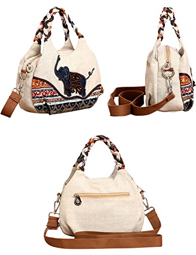 Mini Cotton Shoulder Bag Fashion Small Hand Knitting Tote Handbag4