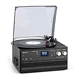 cadena jvc DE VUELTA AL FUTURO: El equipo estéreo retro Oakland DAB de auna hace posible reproducir una gran cantidad de formatos, dando acogida a sistemas más antiguos como los más modernos, para que escuchar música sea como viajar en el tiempo.