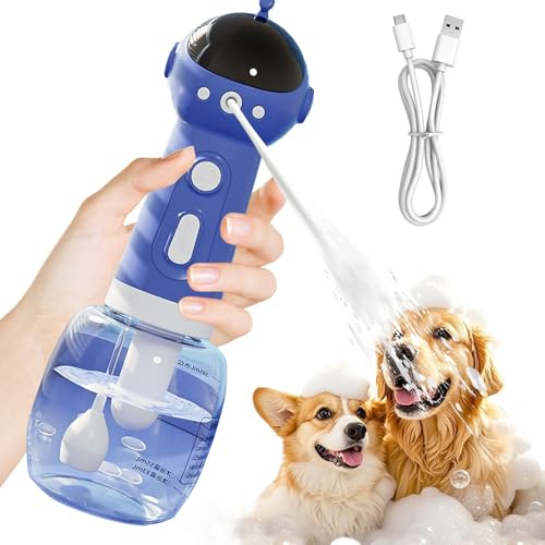 Dispensador de jabón para animales | Espumador portátil para lavado y champú | Botella espumadora compacta para peluquería casa jardín baño gato