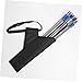 WHAMVOX Children's Arrow Holder Bag Large Capacity Waist Type Arrow Storage Pouch for Outdoor Archery Sturdy Hanging Bag for Youth Hunting Activities