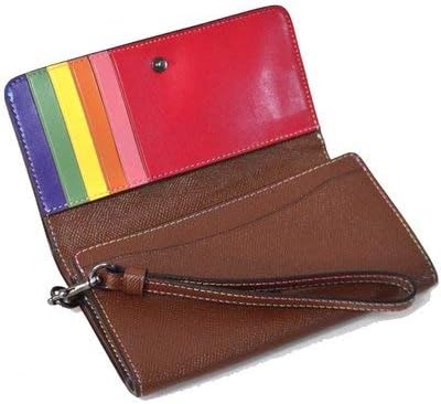 [コーチ] レザー クラッチ リストレット 2WAY ダークサドル 31951 [並行輸入品]