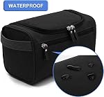 Sac de toilette, Sac de salle de bains pour homme, grand imperméable avec compartiment mesh et zip, Maquillage de toilette de voyage Organisateur Laver Sac Sac de bain pour hommes et femmes