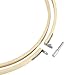 Pllieay 6 Pieces 6 Sizes Embroidery Hoops 4 inch to 10 inch Bamboo Circle Cross Stitch Hoop Rings for Craft Sewing