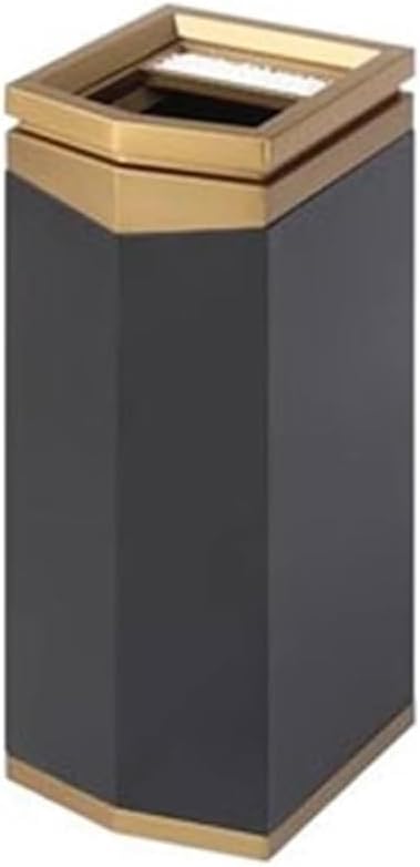 Trash Can Outdoor Trash Can Large Commercial Lobby Office Building Hotel Shopping Mall Elevator Entrance Stainless Steel Trash Can Square Ashtray Classificati(A)