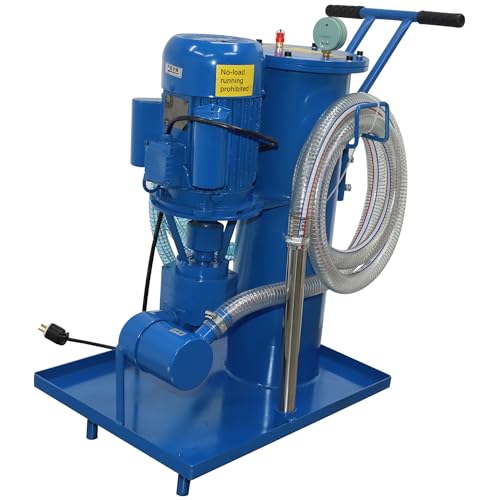 Hydraulic Oil Filter Cart with Pressure Gauge and Hose
