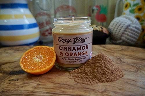 Cozy Glow Cinnamon & Orange Regular Soy Candle - Image 3