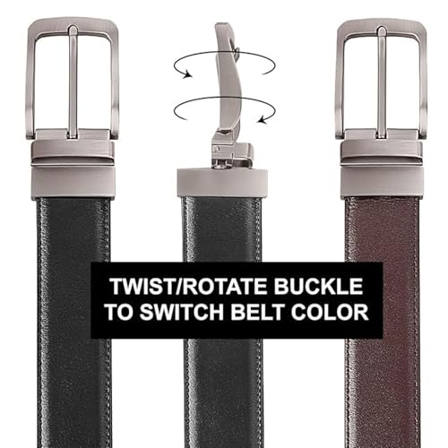 Image of VEMILIO Wallet & Reversible Belt Combo Gift Set for Men | Wallet Belt Combo for Men