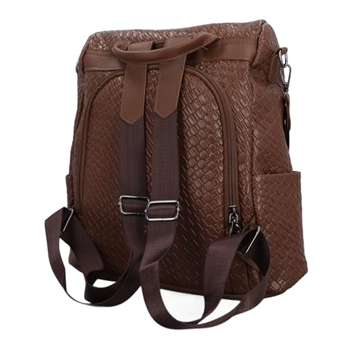 Sac à dos en cuir PUCE (Brun)