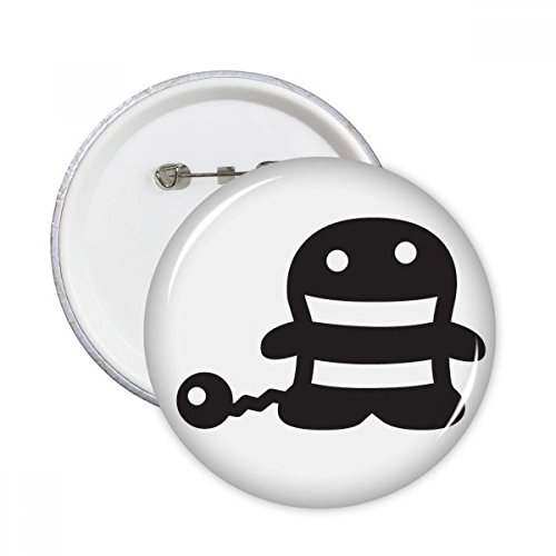 Pins Halloween Queue Bonne Peur DIYthinker pour décorer vos vestes et sacs de fête en lot de 5