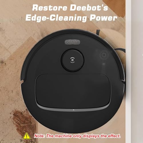 Image of 2-Pack Side Brush Compatible with Ecovacs Deebot N30 N30 Plus N30 Pro Omni, Replacement Side Brushes, Durable Nylon Bristles Edge Cleaning Brushes for Robotic Vacuum Cleaner Accessories (ED N30 SB2)