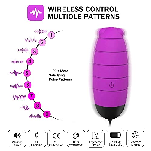 S-HANDE BABY BEE - Cápsula Vibratória Em Silicone Com 9 Modos De Vibrações Com Controle Remoto - Cor