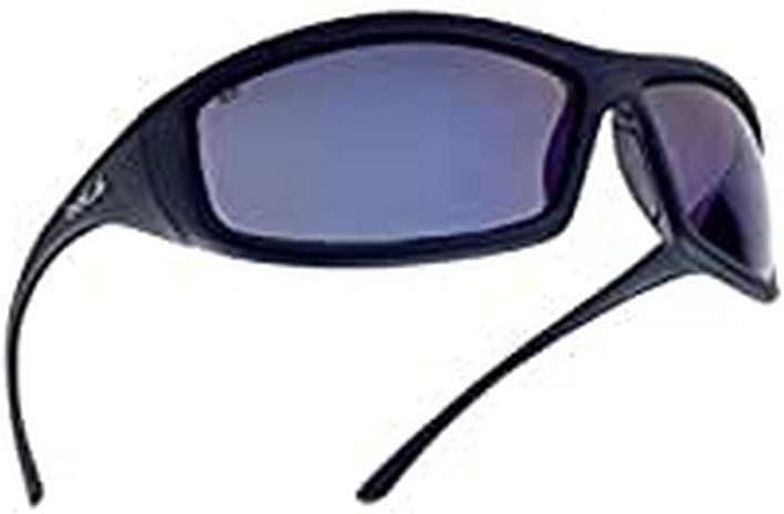 Bollé SOLIFLASH One Size Blue Flash "Solis" Safety Spectacles - Black