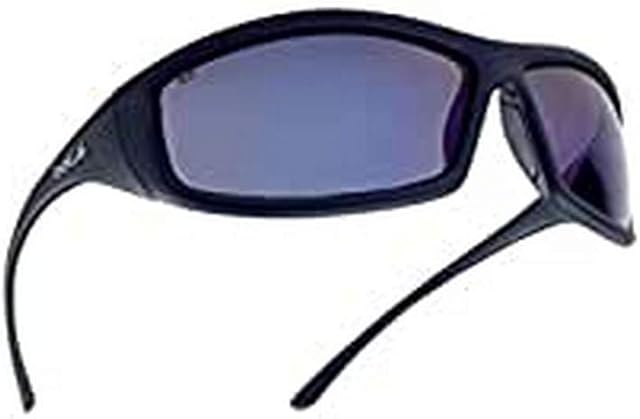 Bollé SOLIFLASH One Size Blue Flash "Solis" Safety Spectacles - Black