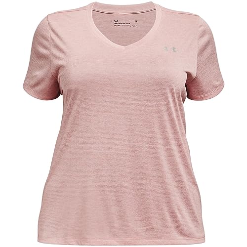 Image of Under Armour Plus Size Tech Solid Short Sleeve V-Neck