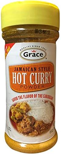 GRACE HOT CURRY POWDER – JAMAICAN STYLE 6 OZ