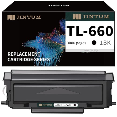 Image of JINTUM Compatible TL-660 Toner Cartridge Replacement for Pantum TL-660 TL-630 Work with DL730 for Pantum L2300DW L2350DW L2710FDW M15DW M29DW M118DW Series Printer (1 Black)