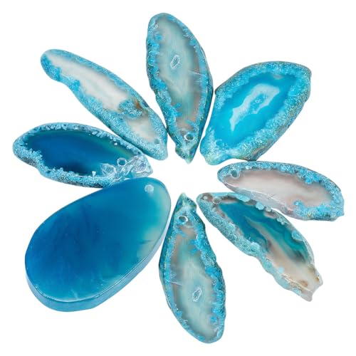 GOMAKERER 8 Pezzo Ciondolo in Agata Naturale