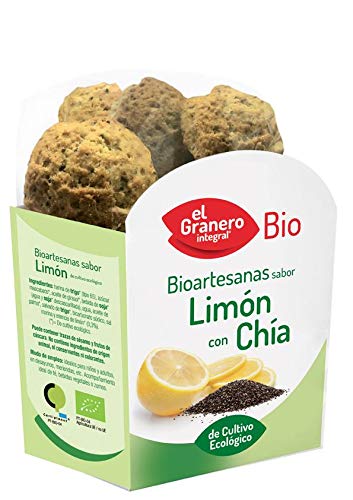 Galletas Artesanas Sabor Limon Con Chia, 250 G
