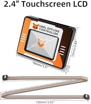 FoxAlien Masuter 3S CNC Router Machine + Touchscreen Offline Controller for Wood MDF Carving Cutting