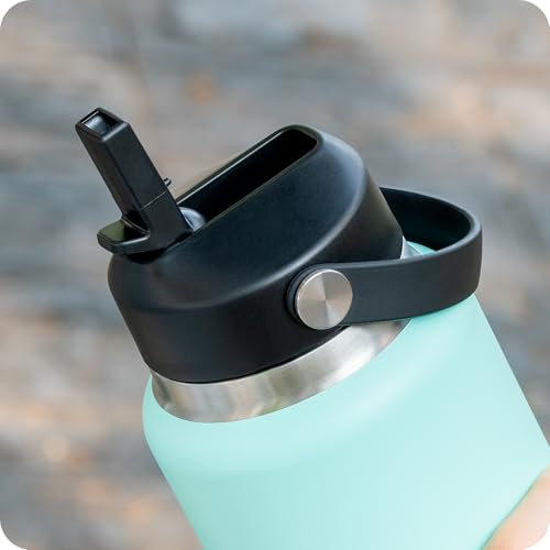 Image of Straw Lid for Yeti Rambler Water Bottle 18 26 36 64 oz, Replacement Lids with Straw for YETI Rambler Bottle, BPA Free Straw Cap