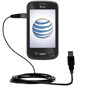 Classic Straight USB Cable Compatible with AT&T Avail with Power Hot Sync and Charging Capability Adopts TipExchange Technology