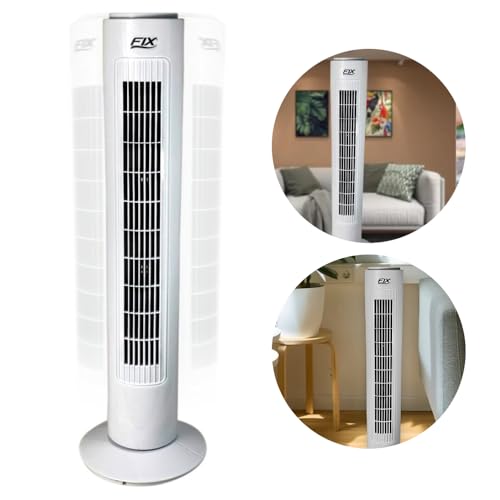 Ventilador De Coluna Torre Vertical 220v Silencioso Branco Compacto Econômico Leve
