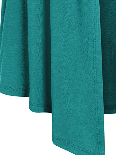 Image of MixMatchy Women's Lightweight Short Sleeve Draped Open Front Cardigan Vest