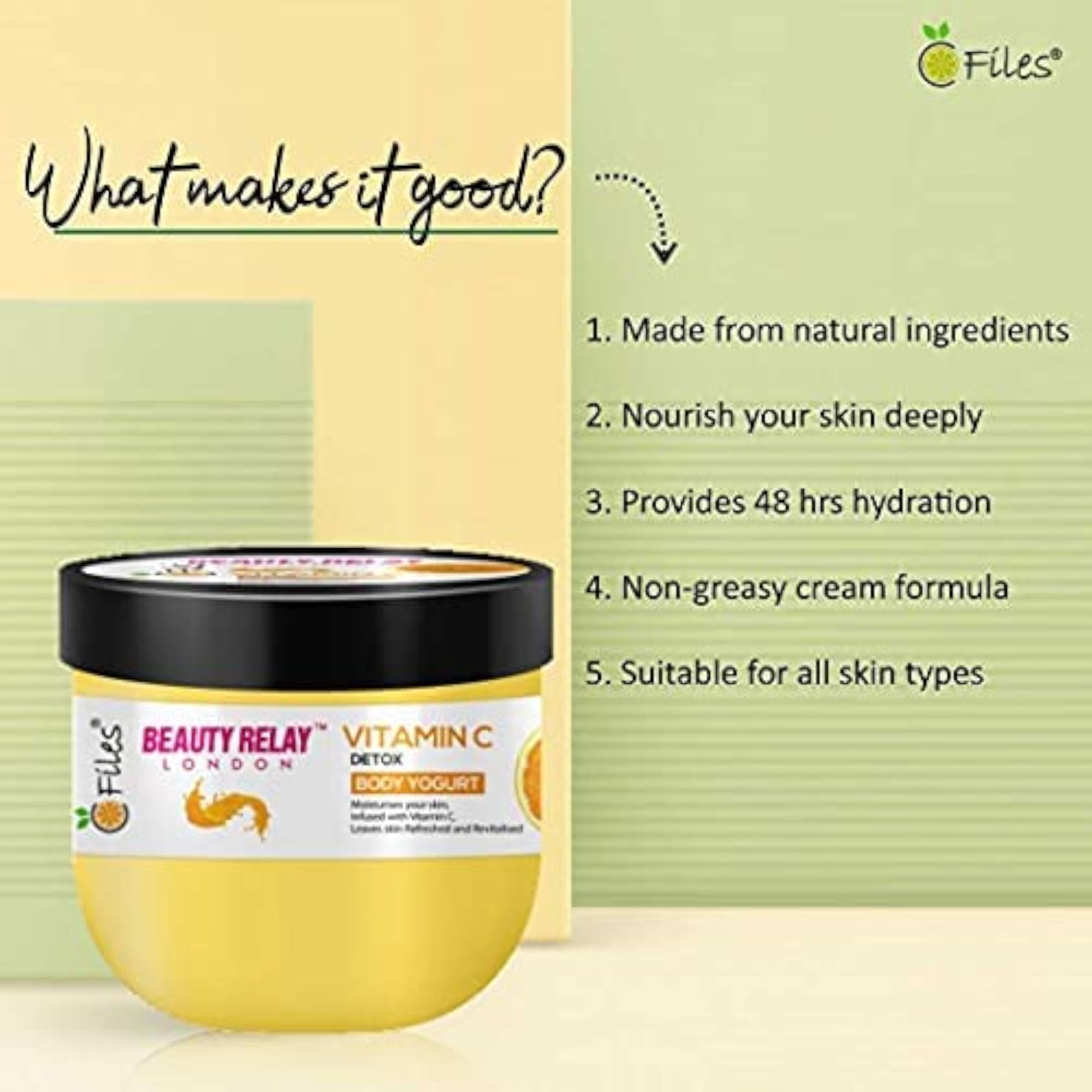 Vitamin C Detox Moisturizing Body Yogurt, 200g