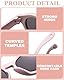 JUKOTA Baby Sonnenbrille,Sonnenbrille Kinder mit Verstellbar Silikonrahmen Kleinkind,UV400 Schutz,0-3 Jahre Polarisierte Kindersonnenbrille,Babysonnenbrillen für Jungen Mädchen(Rosa)