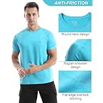 isnowood UPF 50+ Swim Shirts for Men, Sun Protection Short Sleeve Rash Guard Mens Quick Dry Surf Athletic Beach Shirt - Image 5
