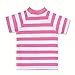 TFJH E Girls Swimsuit UPF 50+ UV Rashguard Sets Bathing Suit 2t 3t Stripe HotPink 92/98