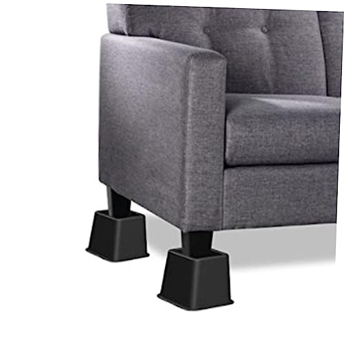 Ciieeo ABS Furniture Lift Pads Bed Risers Black 4pcs Heavy Duty by Ciieeo - Used condition - Image 2
