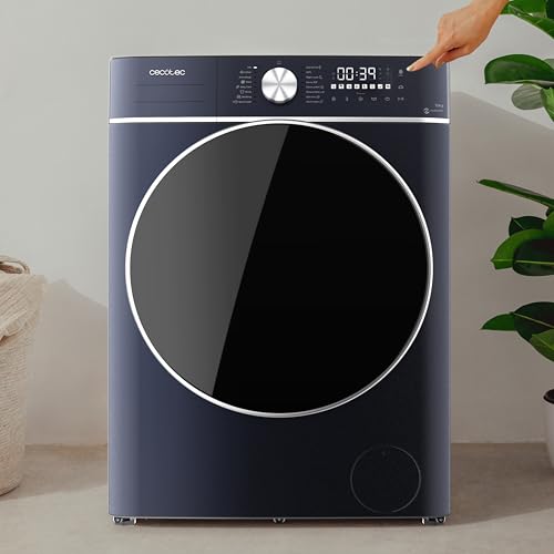 Cecotec Lavadora Secadora de 10Kg + 6Kg Carga Frontal Bolero Wash&Dry 10680 Inverter Ice Blue A. 1400RPM, 16 Programas, Motor Inverter Plus, Bajo Consumo, Vapor, OnSmart, Goma Antibacteriana - imagen 6