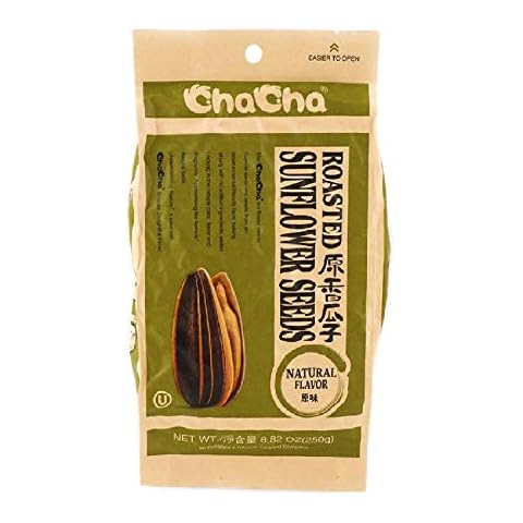 Cha Cha Sunflower Seeds (Roasted) 250g 100% Natural Flavor (2 Bags) Cover