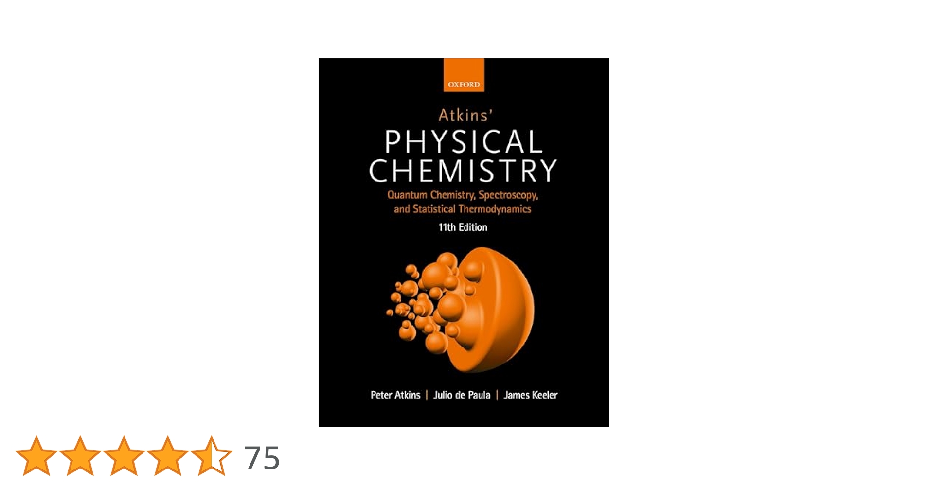 Atkins' Physical Chemistry: Volume 2: Atkins, Peter, de