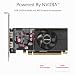 QTHREE Radeon HD 6570 1GB DDR3 2X HDMI Grafikkarte, Low Profile, PCI-Express 2.0 x16, Computer GPU, Graphics Card for PC