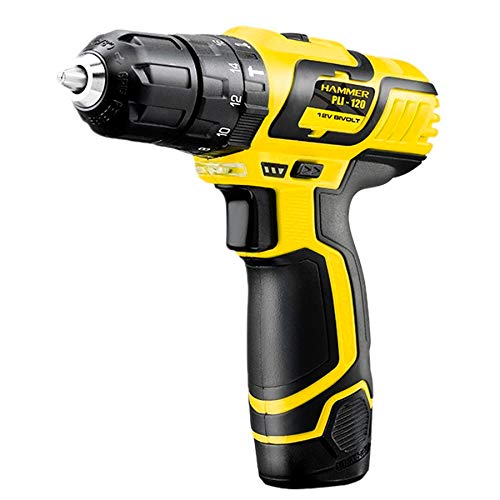 Furadeira Parafusadeira com Impacto 12V Hammer - GYPLI120