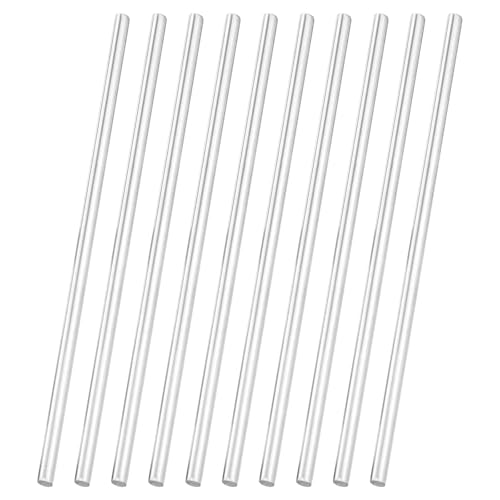 uxcell 10pcs 304 Stainless Steel Round Rods, 1/8