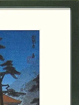 Amazon.co.jp: 徳力富吉郎『銀閣寺』木版画 風景画 慈照寺 京都 古都