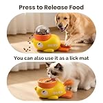 Duck Treat Dispenser with Lick Mat for Cats and Dogs to Train Problem-Solving Skills, Prevents Bloating, Dog Slow Feeder Puzzle Toy, Interactive Treat Dispensing Toy for Small Cats, Dogs - Image 2