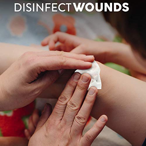 Care Touch Alcohol Wipes - Individually Wrapped Alcohol Prep Pads With 70% Isopropyl Alcohol, Great For Medical & First Aid Kits - Sterile, Antiseptic 2-Ply Rubbing Alcohol Pads - 100 Count #TOP1