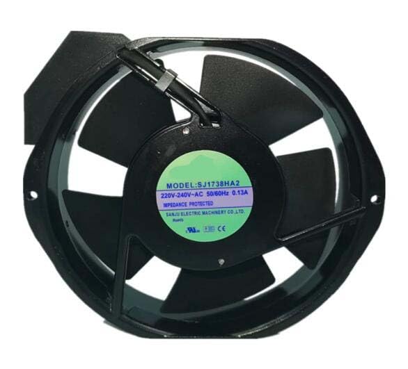 Ventilateur axial SJ1738HA2 extracteur d'air industriel 172x150x38mm 2 pins
