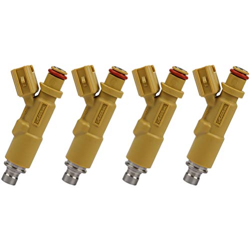 Aintier 23250-22030 Engine Fuel Injectors Set Compatible with 2003-2006 2008 for Pontiac for Vibe 1.8L, 2000-2005 for Toyota for Celica 1.8L, 2003-2005 for Toyota for Matrix 1.8L, 4Pcs 4 Holes Aintier 23250-22030 Engine Fuel Injectors Set Compatible with 2003-2006 2008 for Pontiac for Vibe 1.8L, 2000-2005 for Toyota for Celica 1.8L, 2003-2005 for Toyota for Matrix 1.8L, 4Pcs 4 Holes