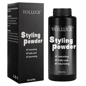 VOLLUCK Hair Texture Powder, 1.05 Oz (30 g) Instant Volume Styling Powder for Men and Women, Non-Greasy Hair Styling Product for All Hairstyles