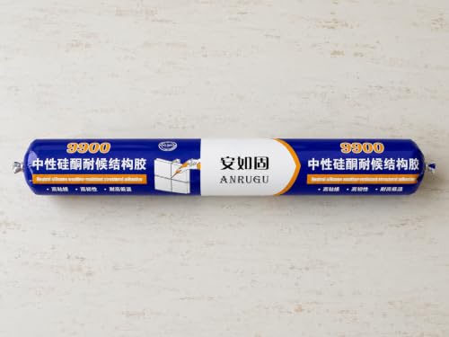 Image of ANRUGU 9900 Neutral Silicone Weather-Resistant Structural Adhesive, High Bonding, High Toughness, for Doors, Windows, Tiles & Bathrooms(590ML)